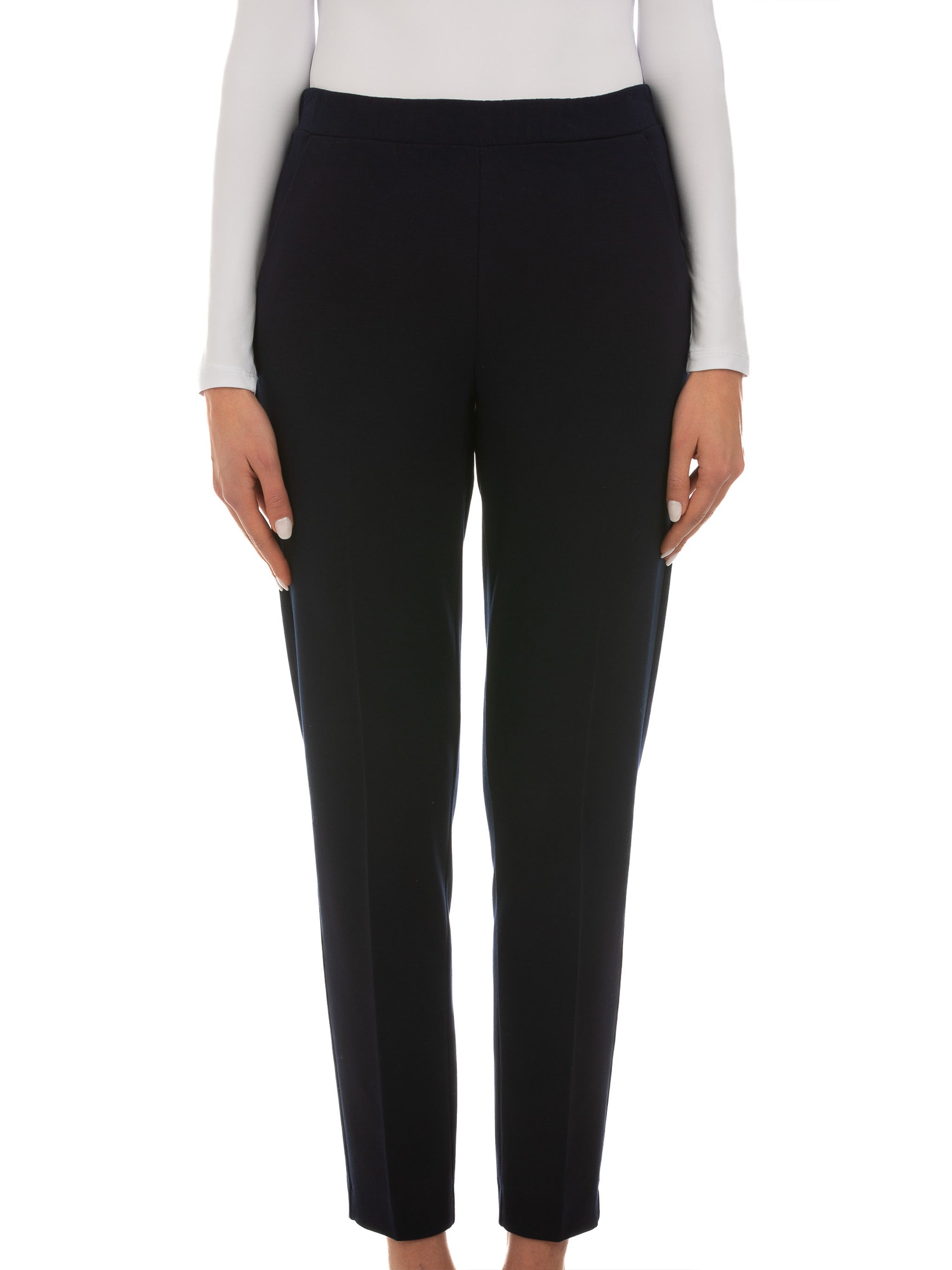 LE TRICOT PERUGIA Viscose Blend Trousers