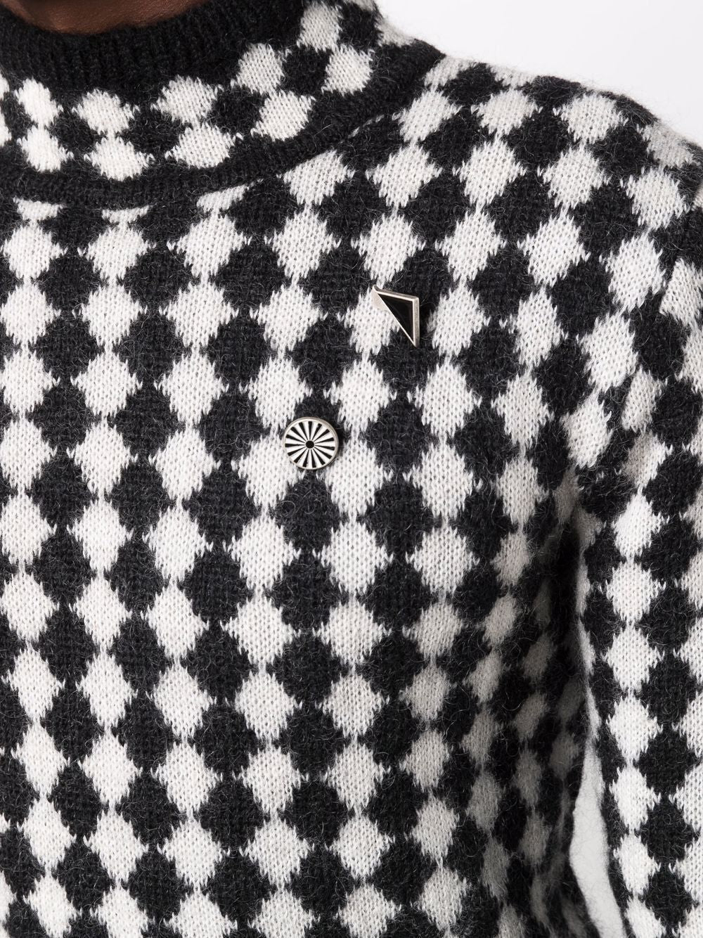 SAINT LAURENT Long Sleeve Crewneck Sweater for Men