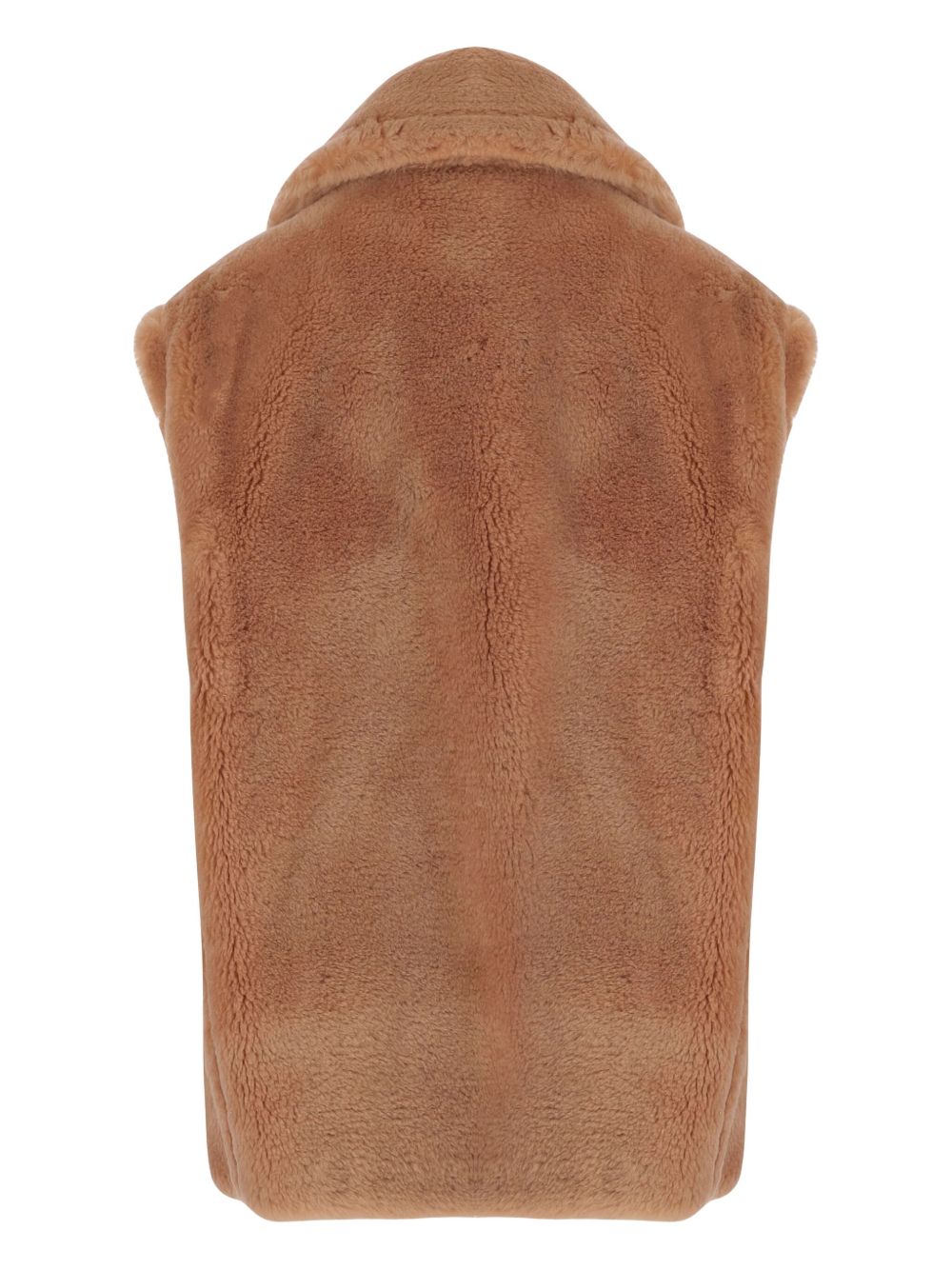 STAND STUDIO Faux Fur Textured Wool Vest