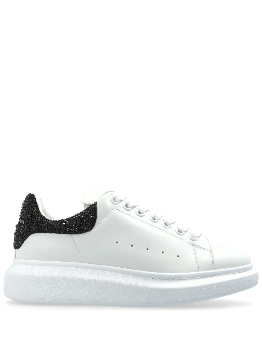 ALEXANDER MCQUEEN Oversized Leather Lace-Up Sneakers for Women