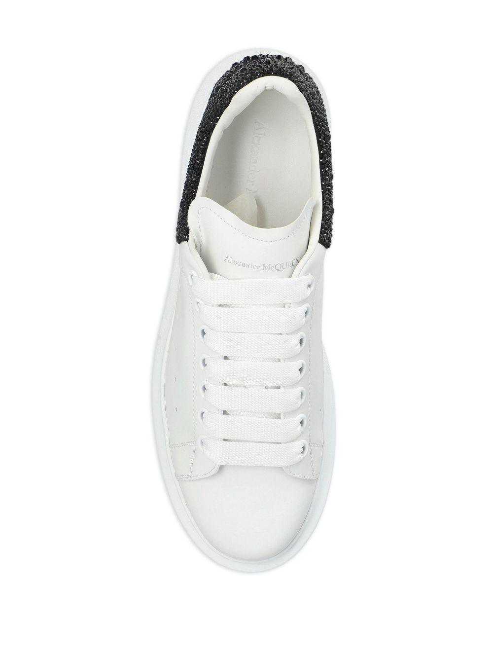 ALEXANDER MCQUEEN Oversized Leather Lace-Up Sneakers for Women