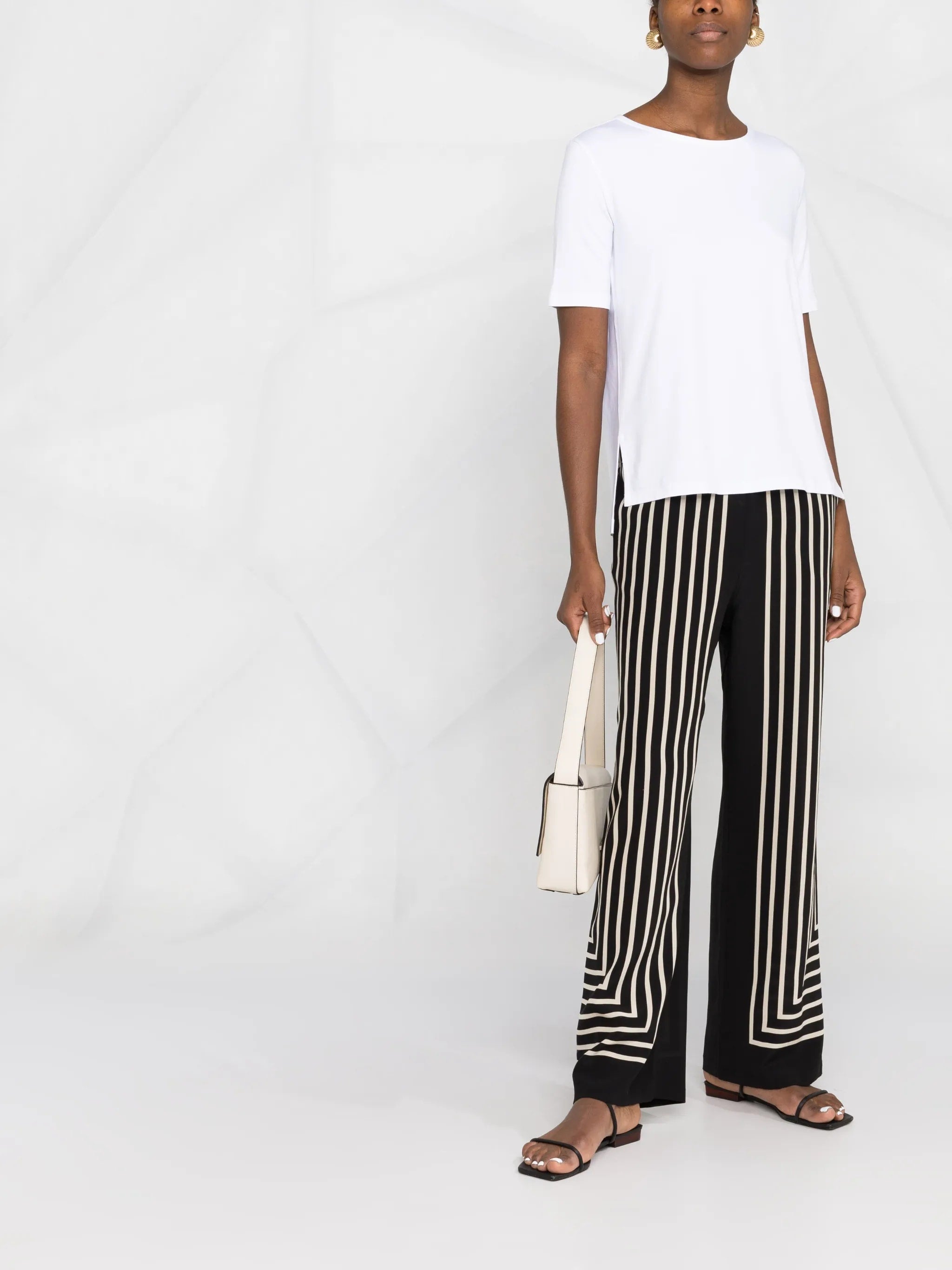 LE TRICOT PERUGIA Boat Neck T-Shirt for Women