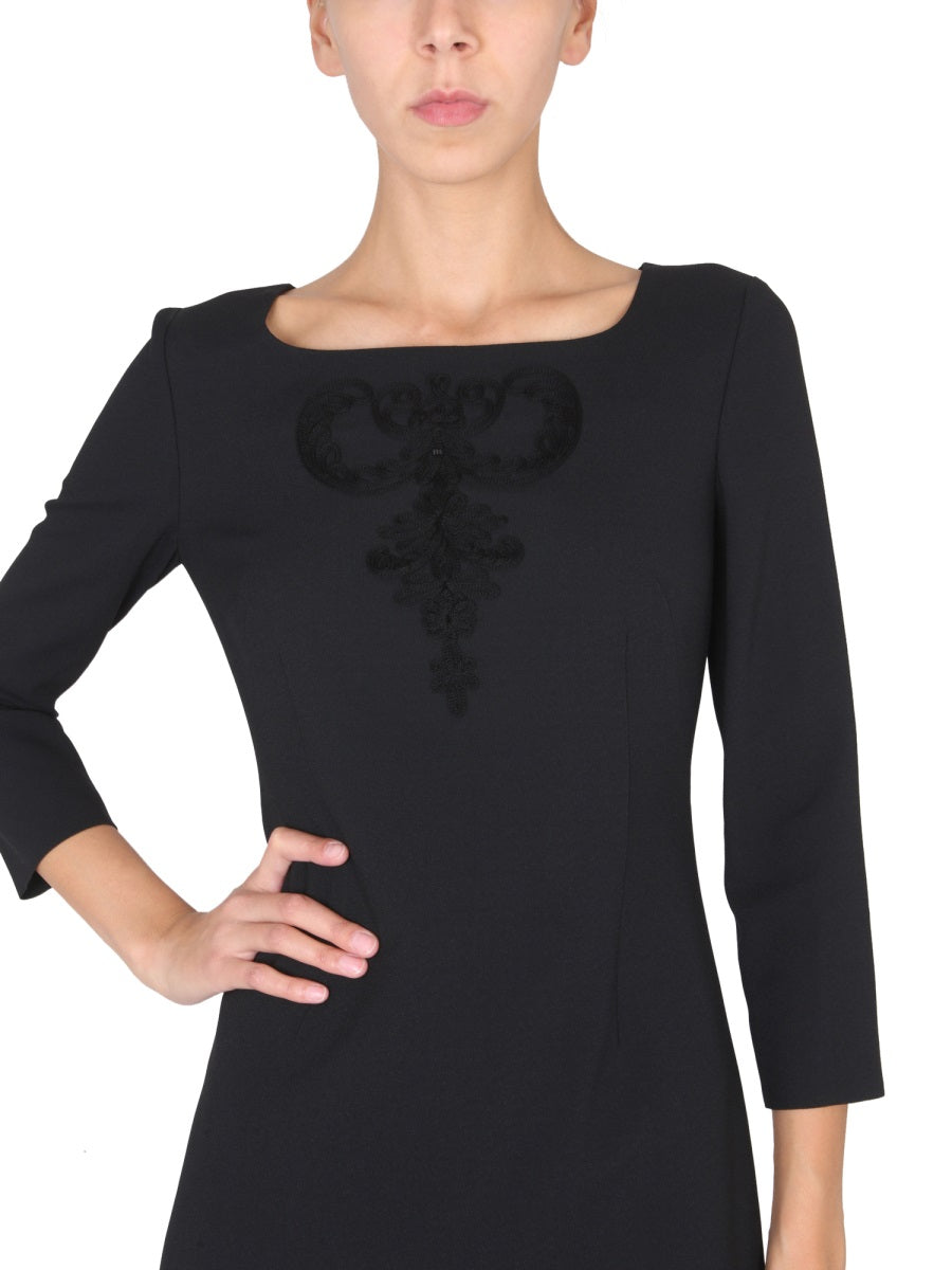 BOUTIQUE MOSCHINO Elegant Cady Mini Dress