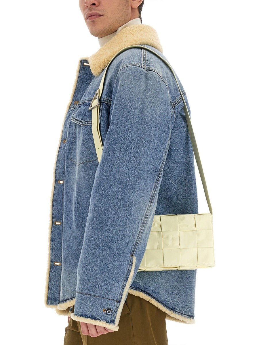 BOTTEGA VENETA Crossbody Handbag with Adjustable Shoulder Strap - Men