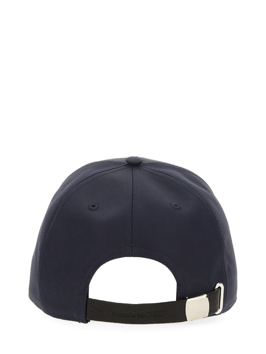 ALEXANDER MCQUEEN Graffiti Logo Hard Visor Hat