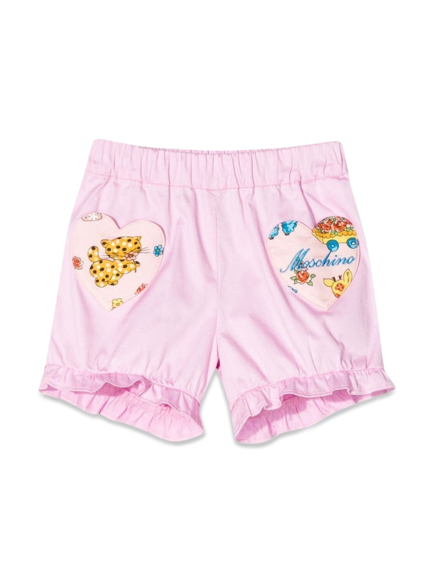 MOSCHINO Adorable Mini Shorts for Little Trendsetters