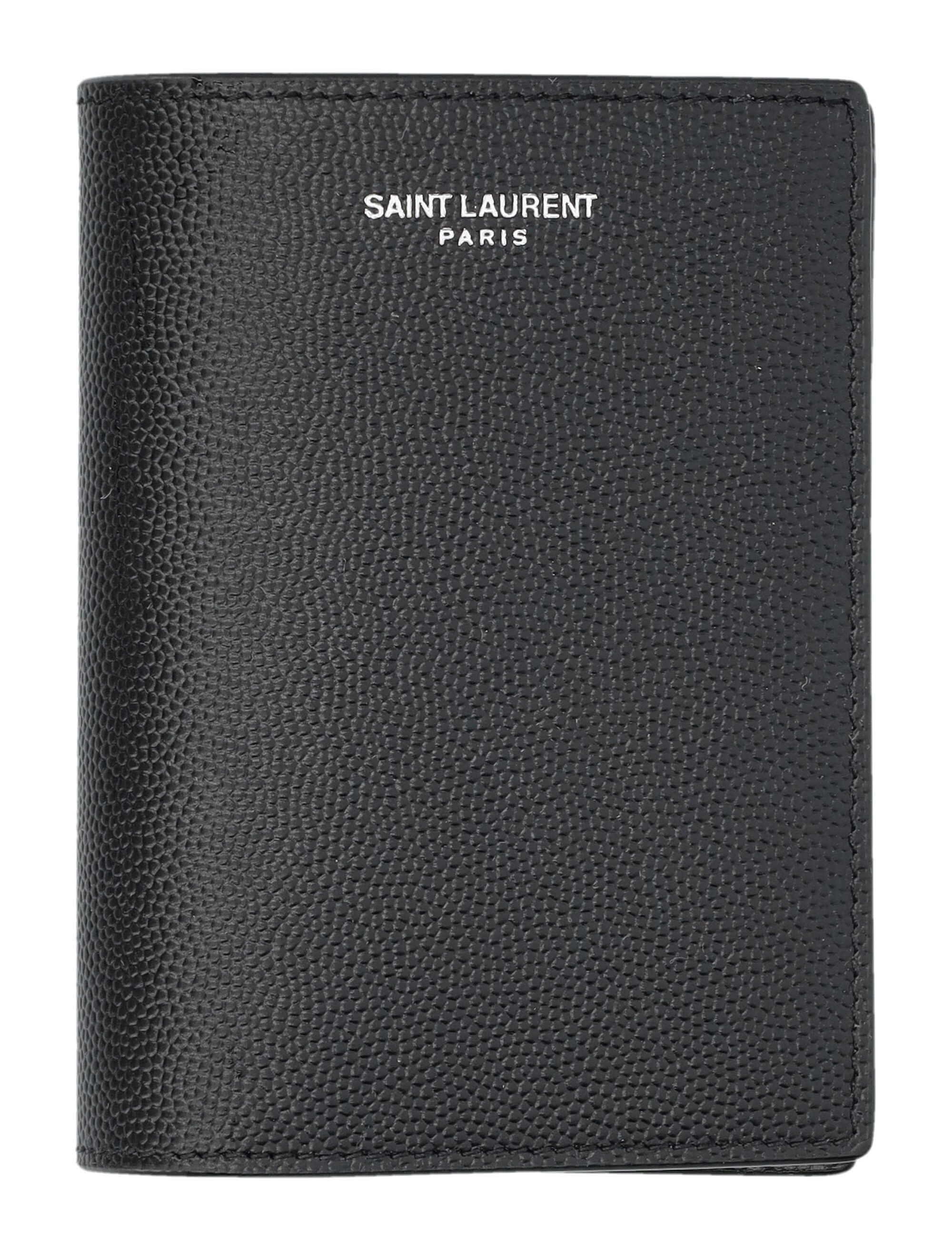 SAINT LAURENT Vertical Bi-Fold Wallet - FW25