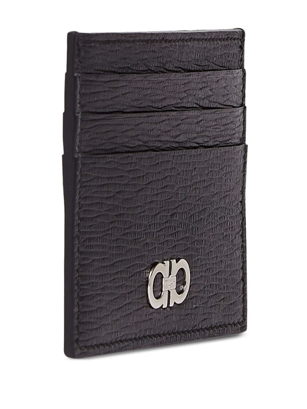Ferragamo Mini Gancini Hook Card Holder