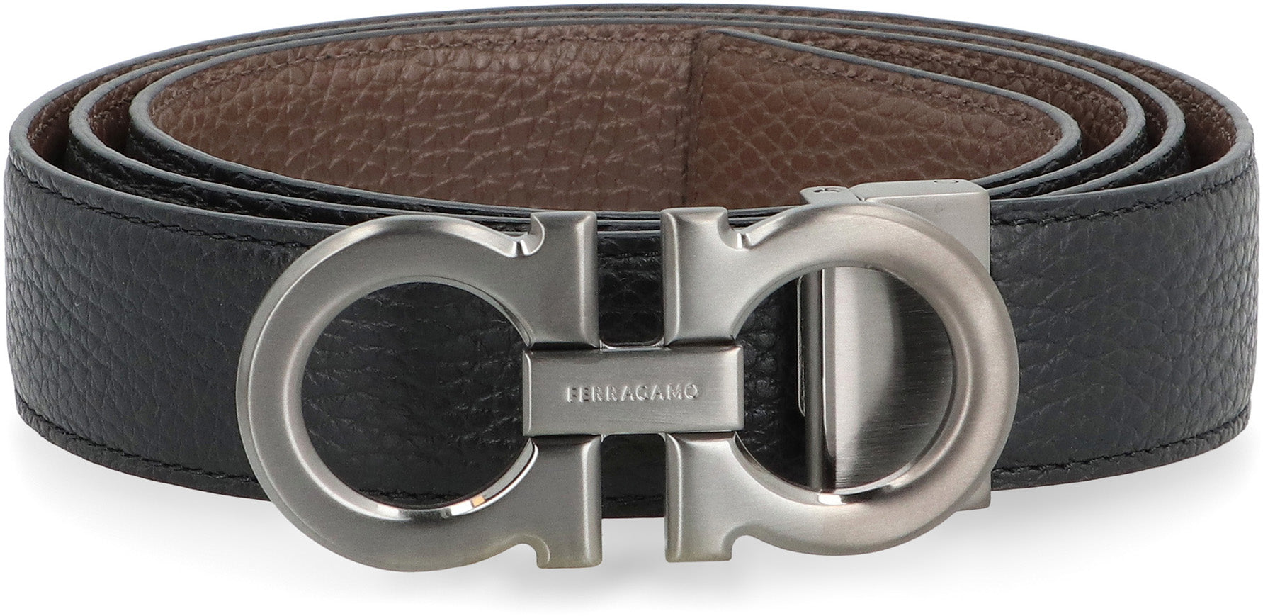 Ferragamo Reversible Leather Belt - 3 cm Height
