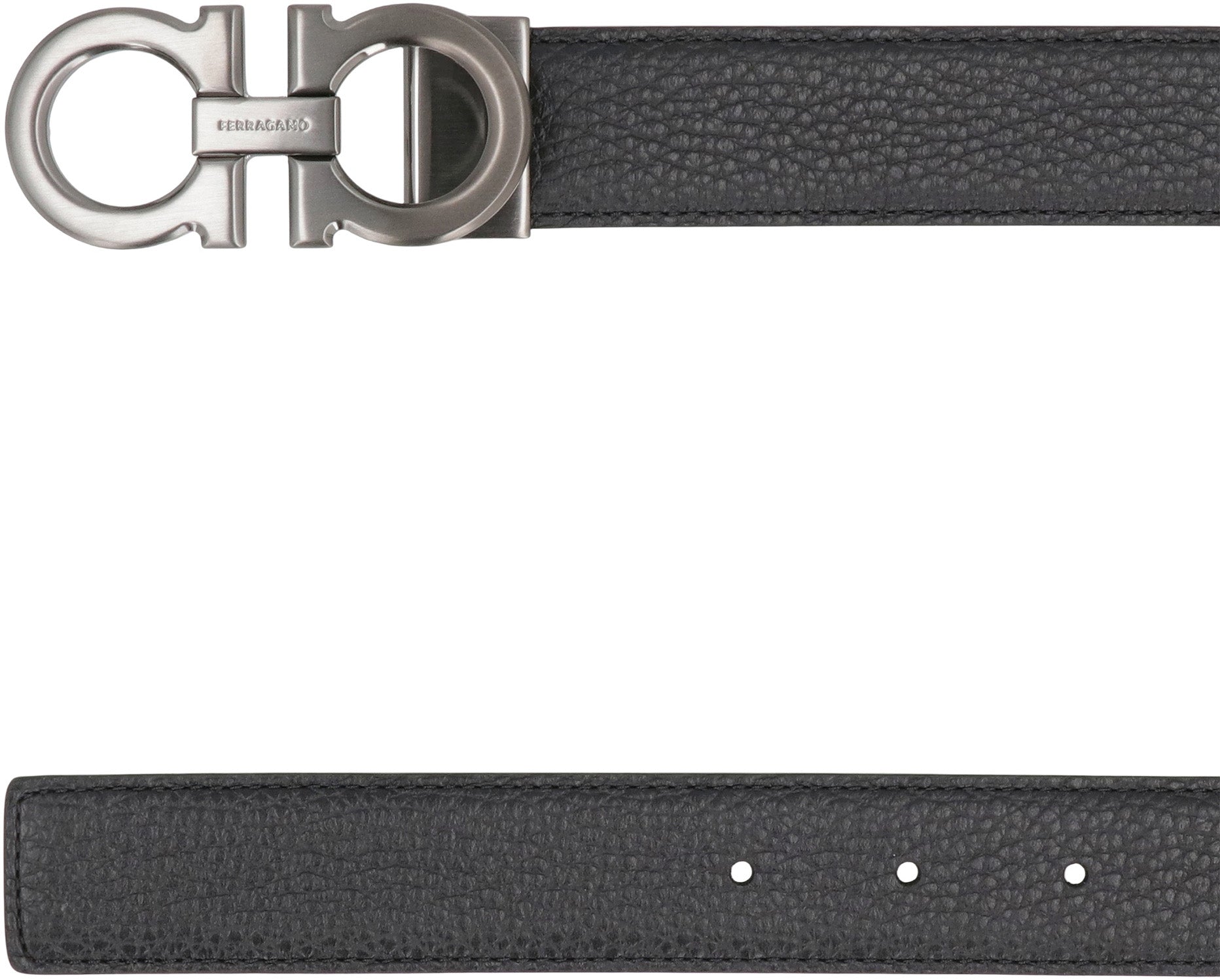 Ferragamo Reversible Leather Belt - 3 cm Height