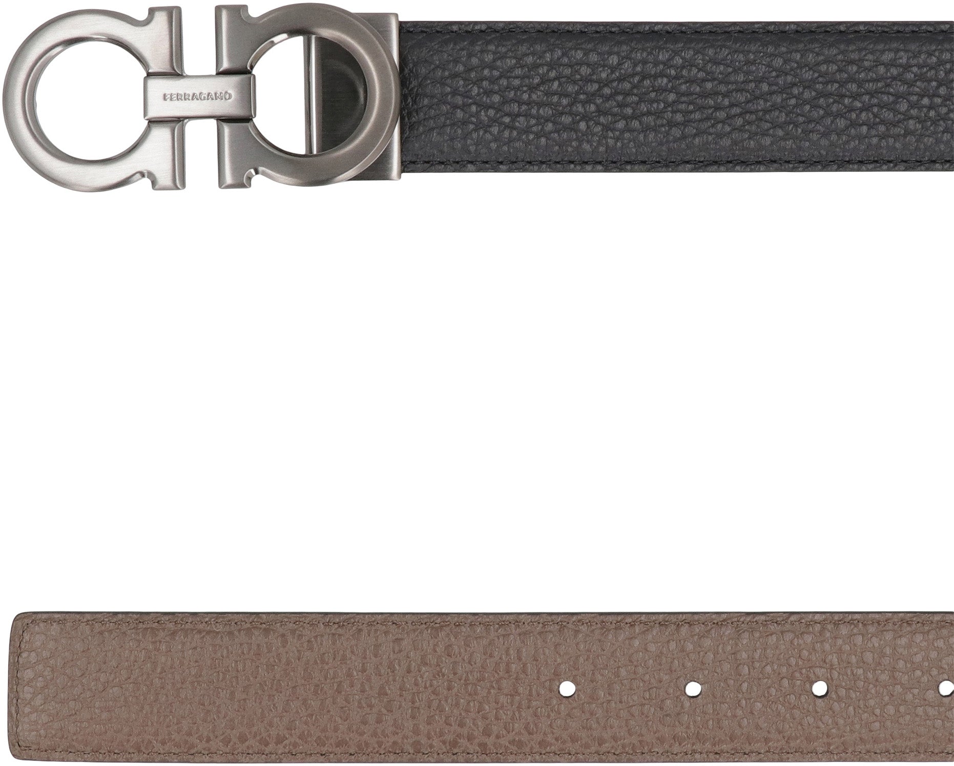 Ferragamo Reversible Leather Belt - 3 cm Height