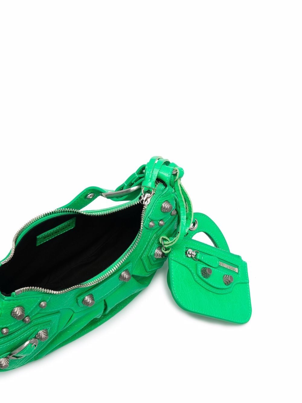 BALENCIAGA Mini Nappa Leather Le Cagole S Shoulder Handbag