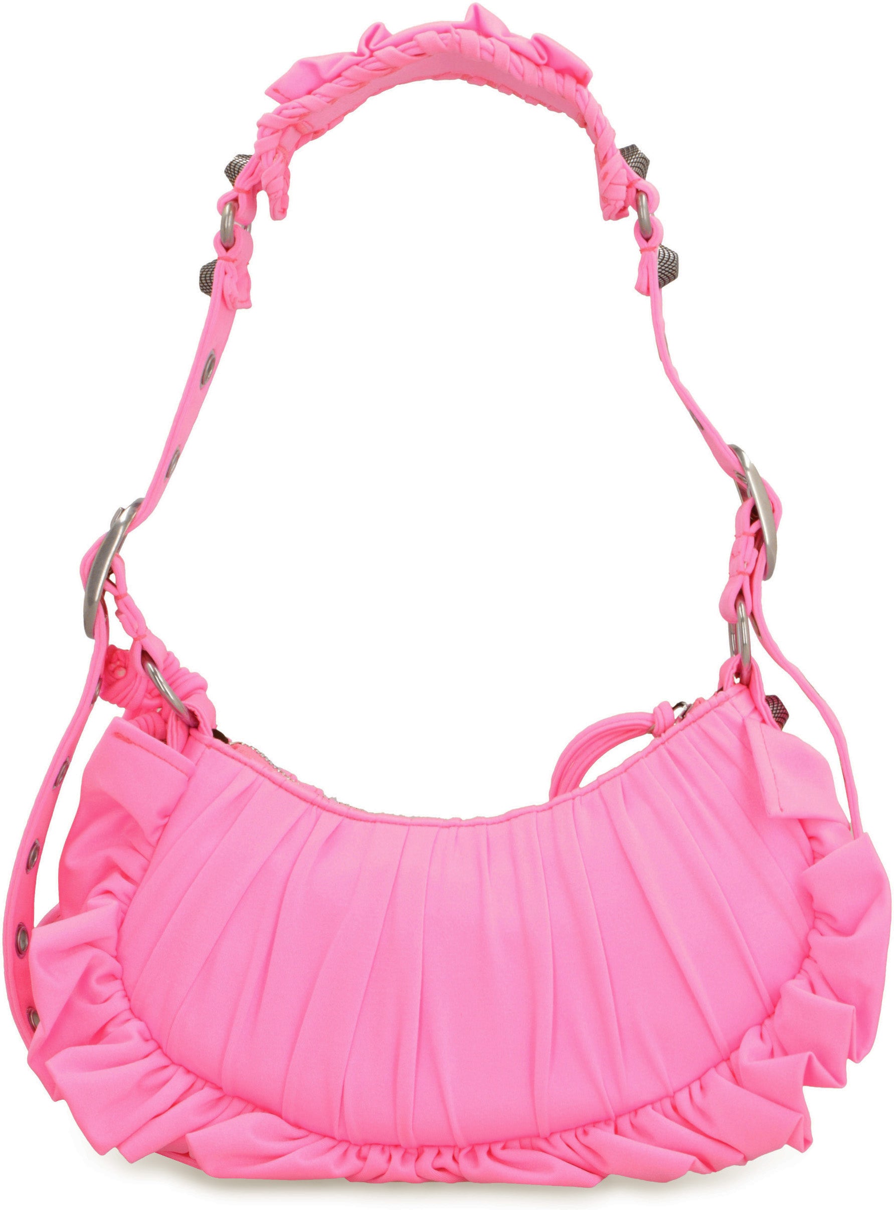 BALENCIAGA Mini Fabric Le Cagole XS Shoulder Handbag