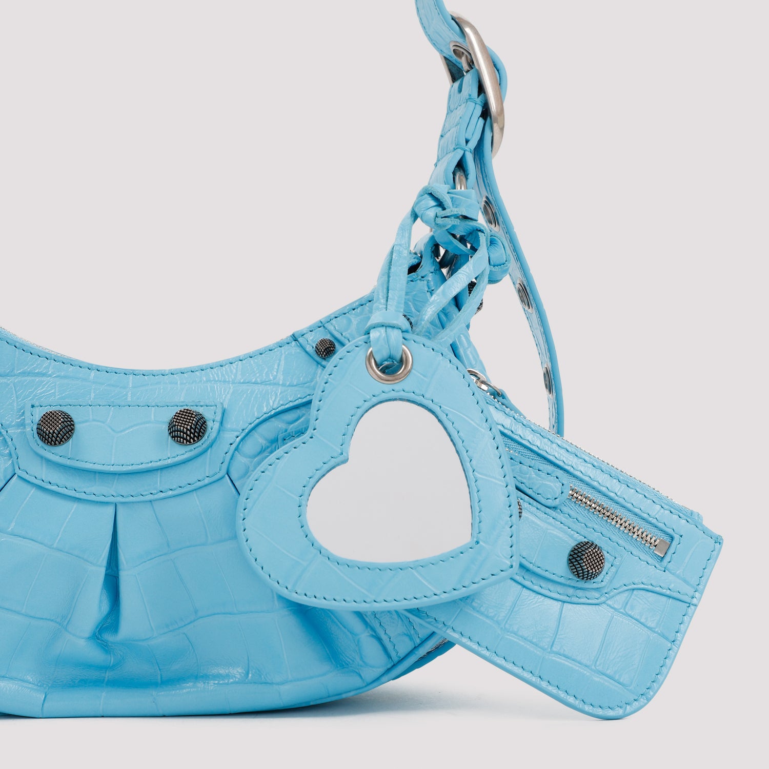 BALENCIAGA Mini Leather Le Cagole XS Shoulder Handbag