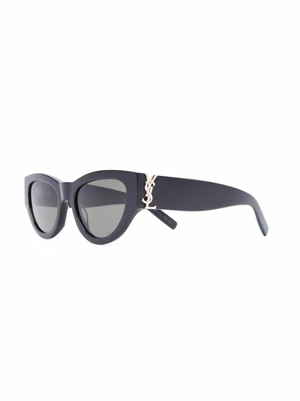 SAINT LAURENT Fashion Sunglasses with Crystal Logo