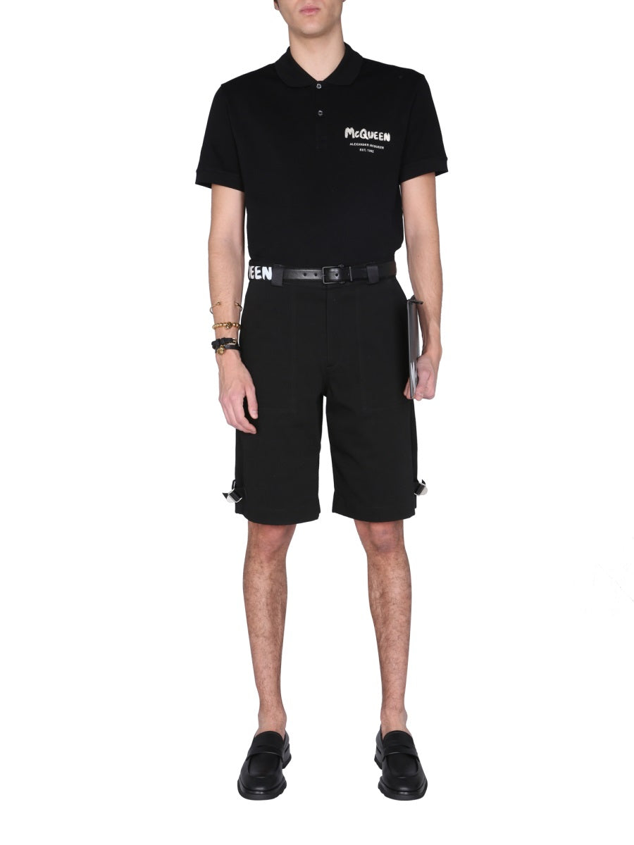 ALEXANDER MCQUEEN Regular Fit Bermuda Shorts