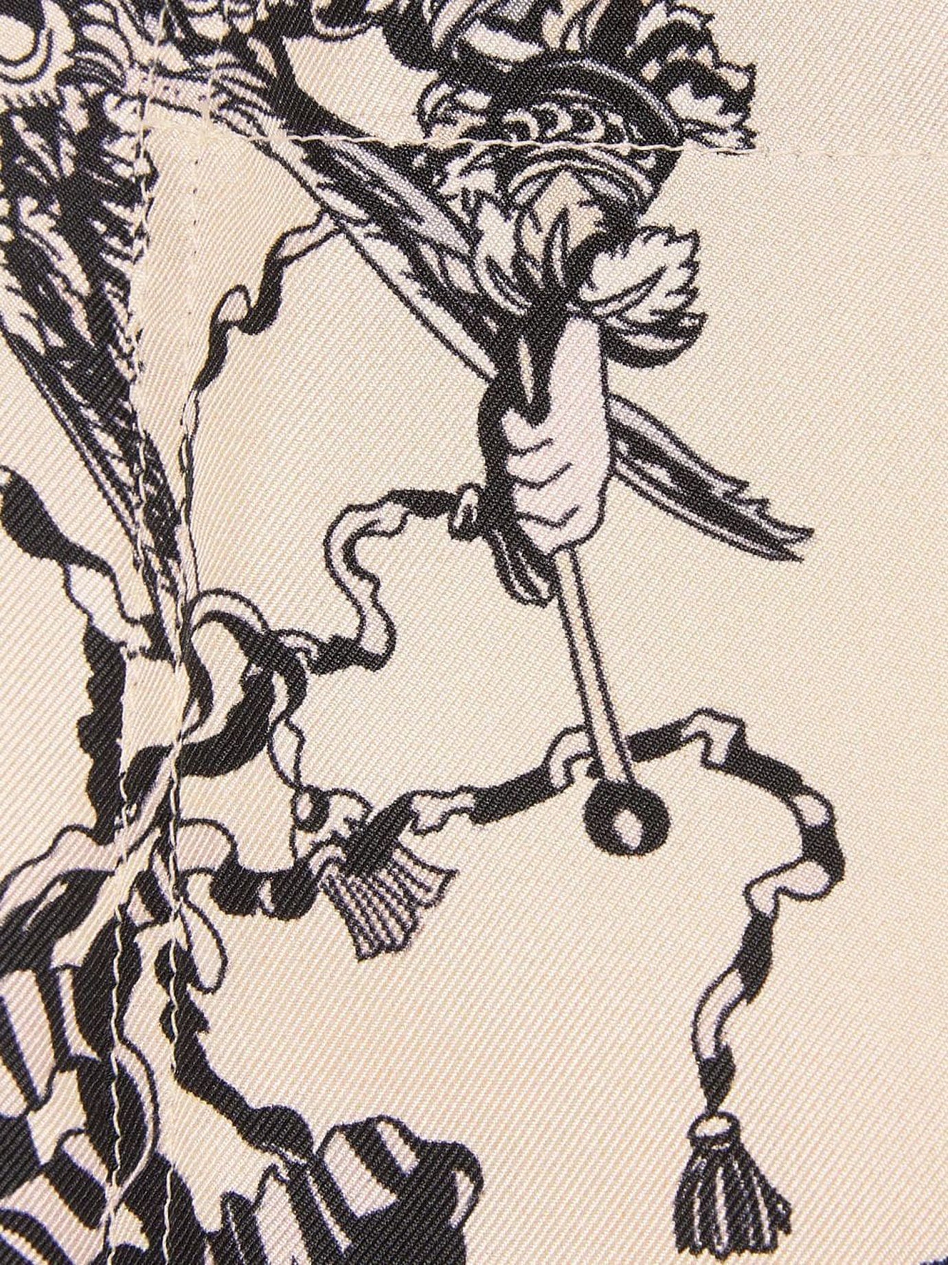 GUCCI Silk Roses Print Mini Shorts for Men