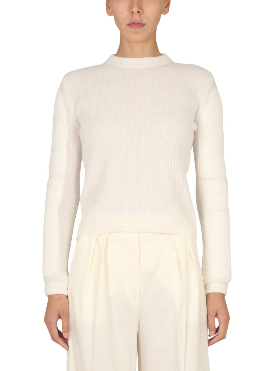 MAX MARA Chic Mohair Yarn Knit Sweater