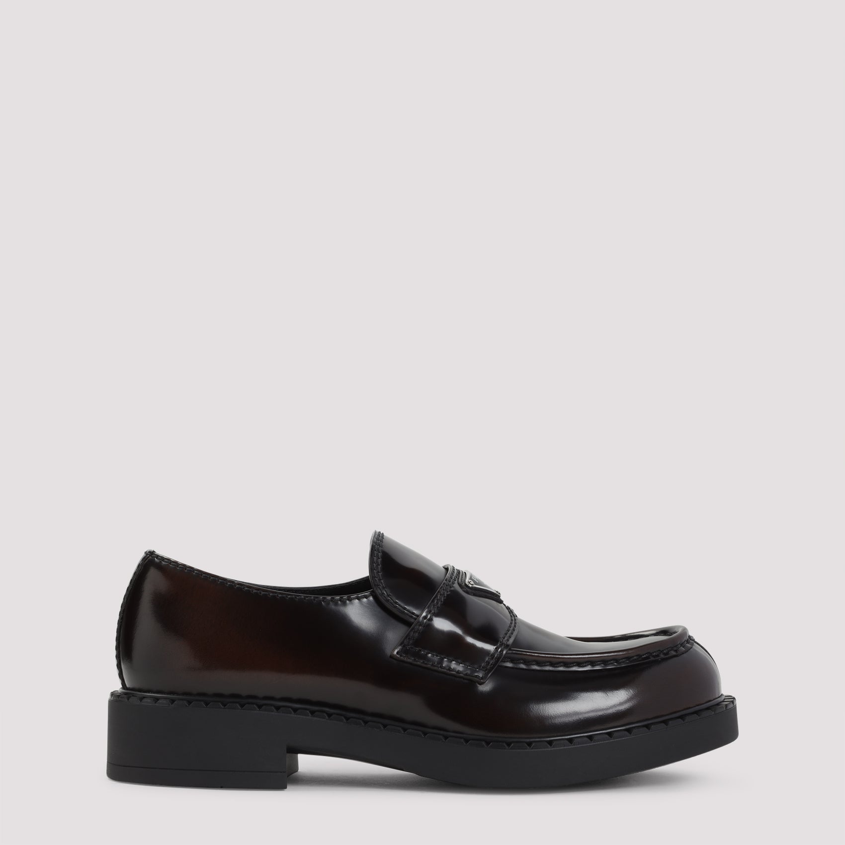 PRADA Brushed Leather Loafers