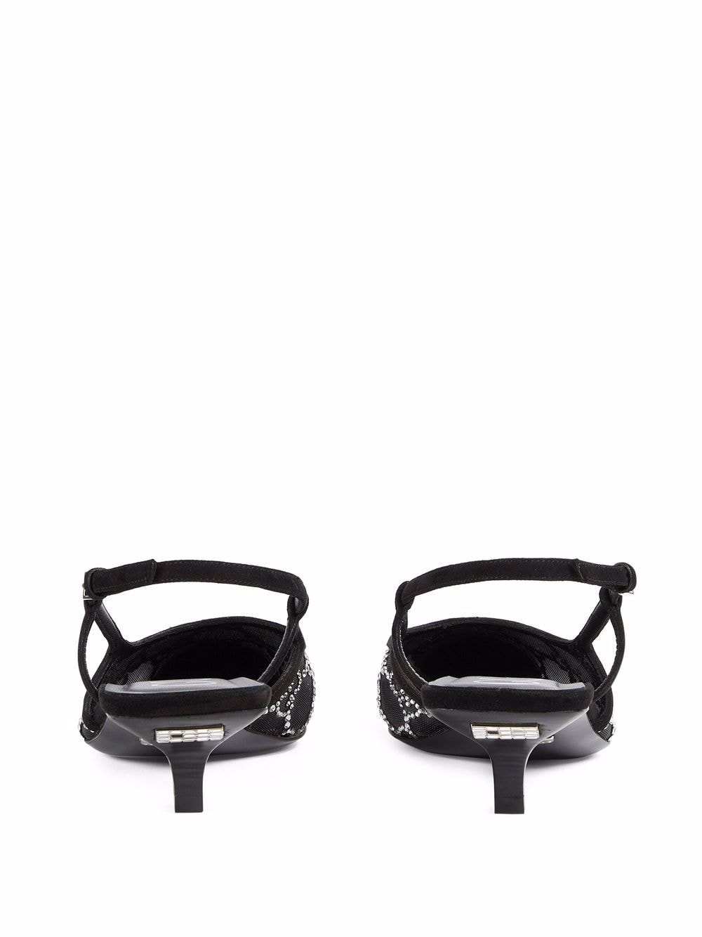 GUCCI Crystal Embellished Slingback Pumps