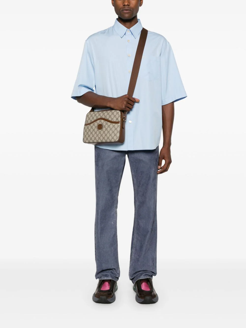 GUCCI Mini Messenger Handbag with Interlocking G - FW24
