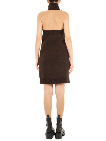 BOTTEGA VENETA Chic Wool Mini Dress for Women