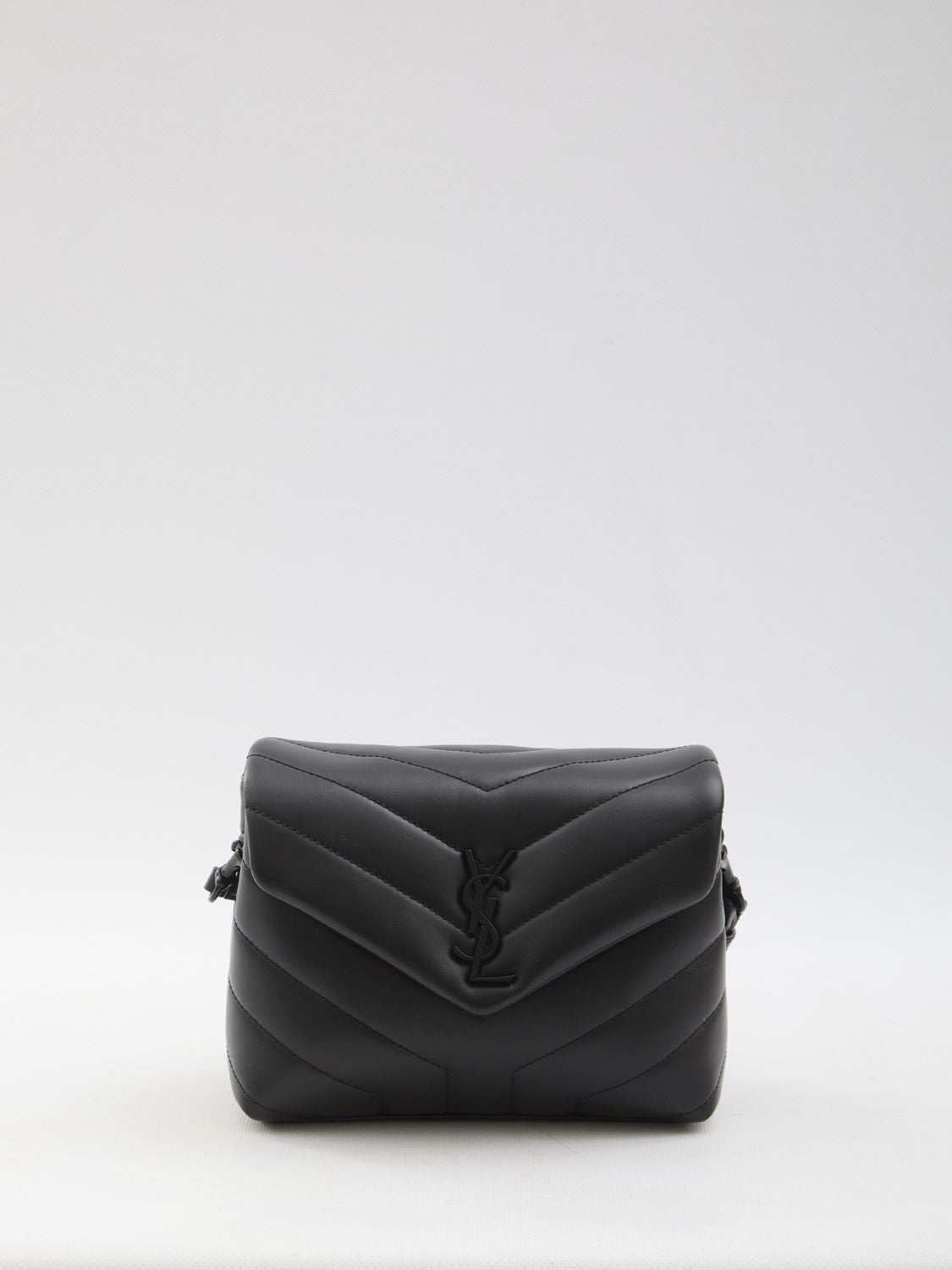 SAINT LAURENT Mini Quilted Leather Handbag