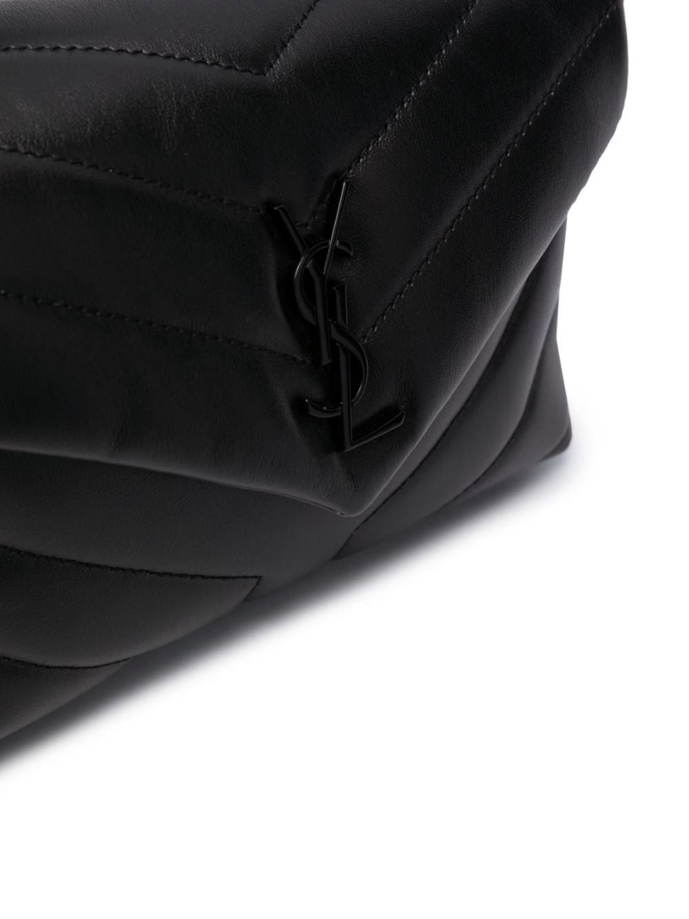 SAINT LAURENT Mini Quilted Leather Handbag