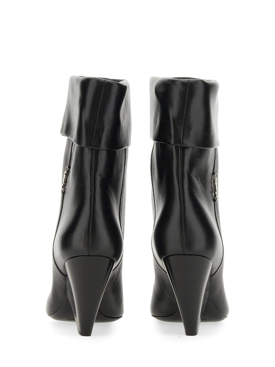 SAINT LAURENT Niki Mini Boots with 8.5 cm Heel