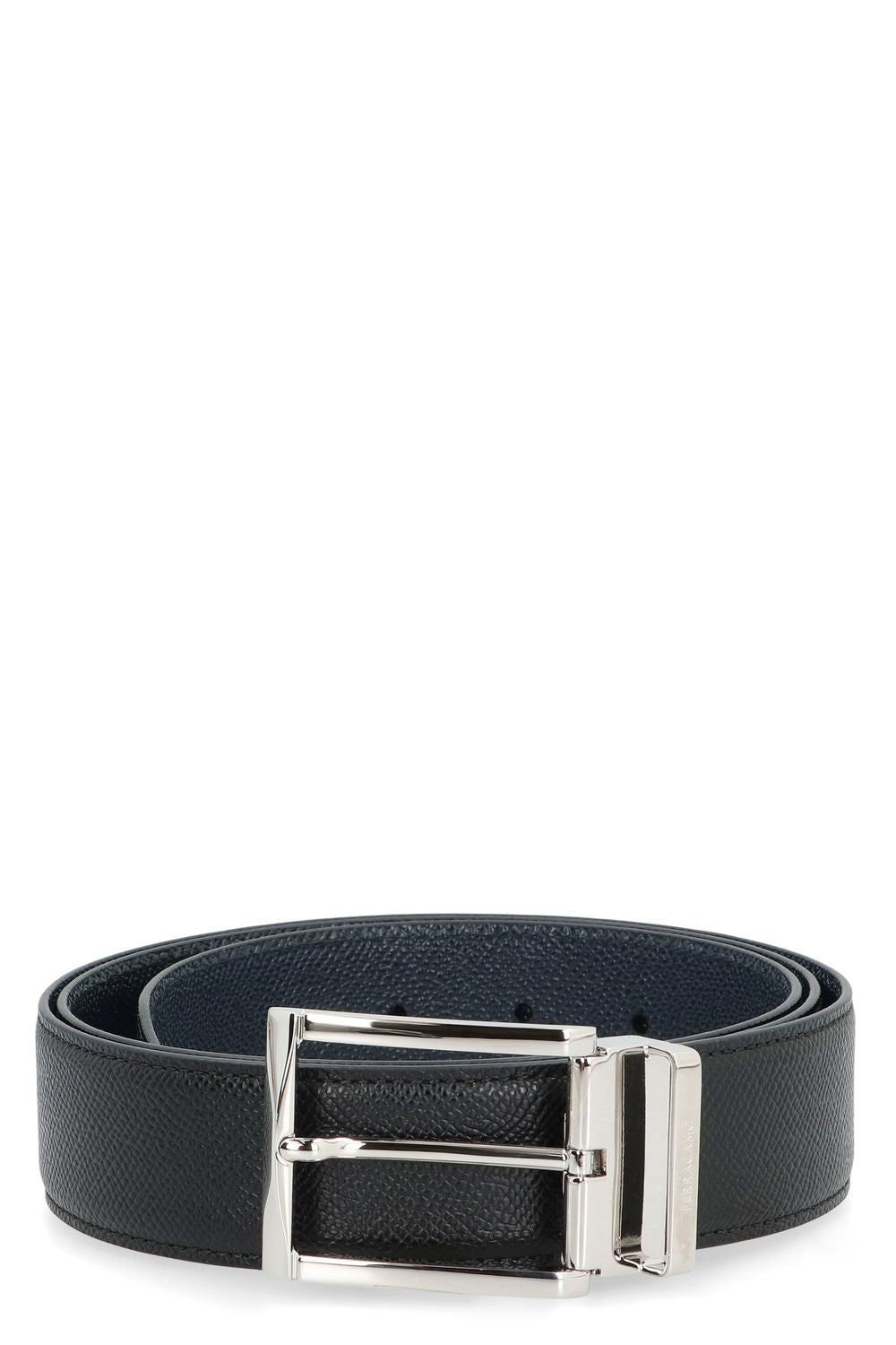 Ferragamo Reversible Leather Belt with Gancini Hook - 3.5 cm Width