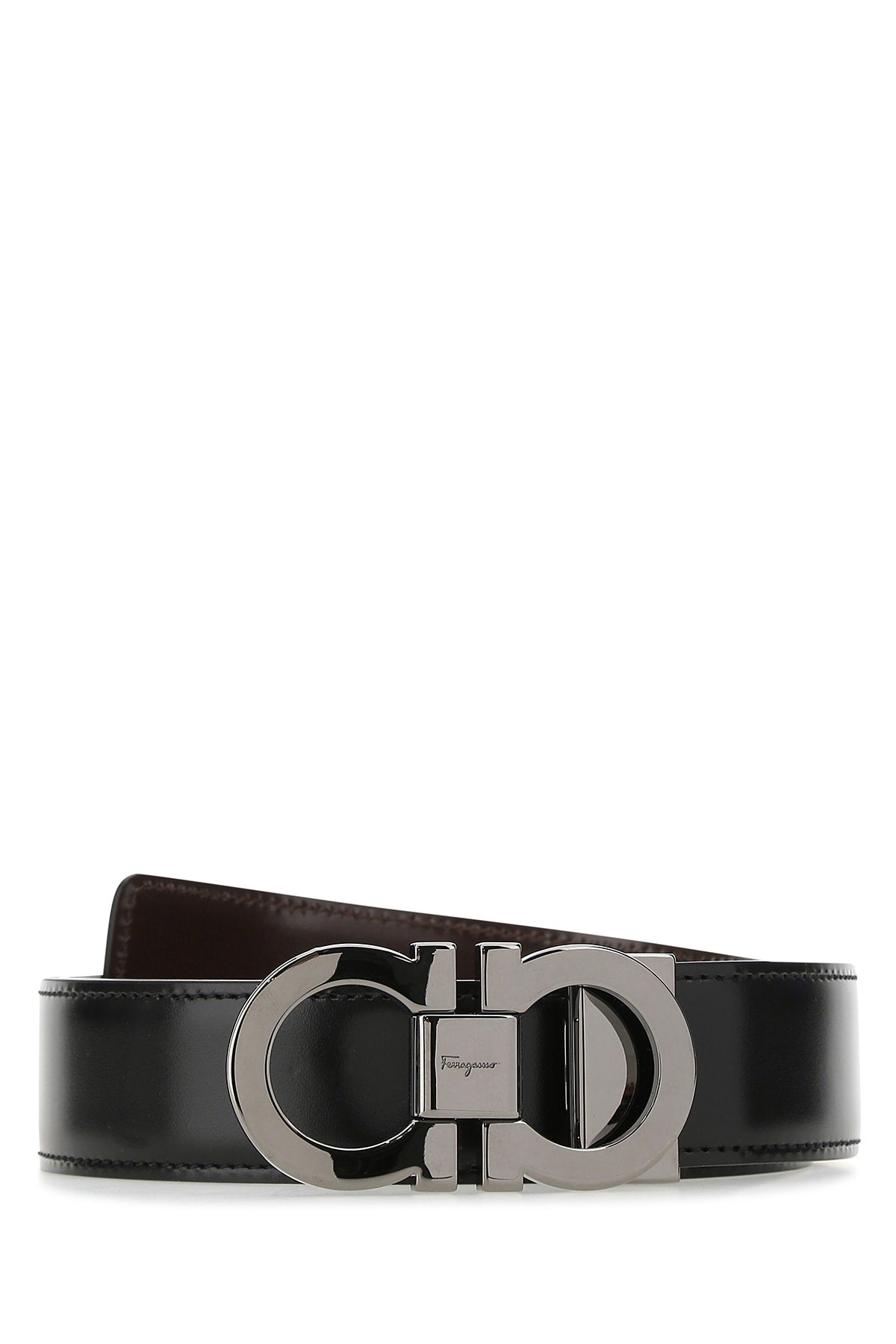Ferragamo Classic Leather Belt for Men