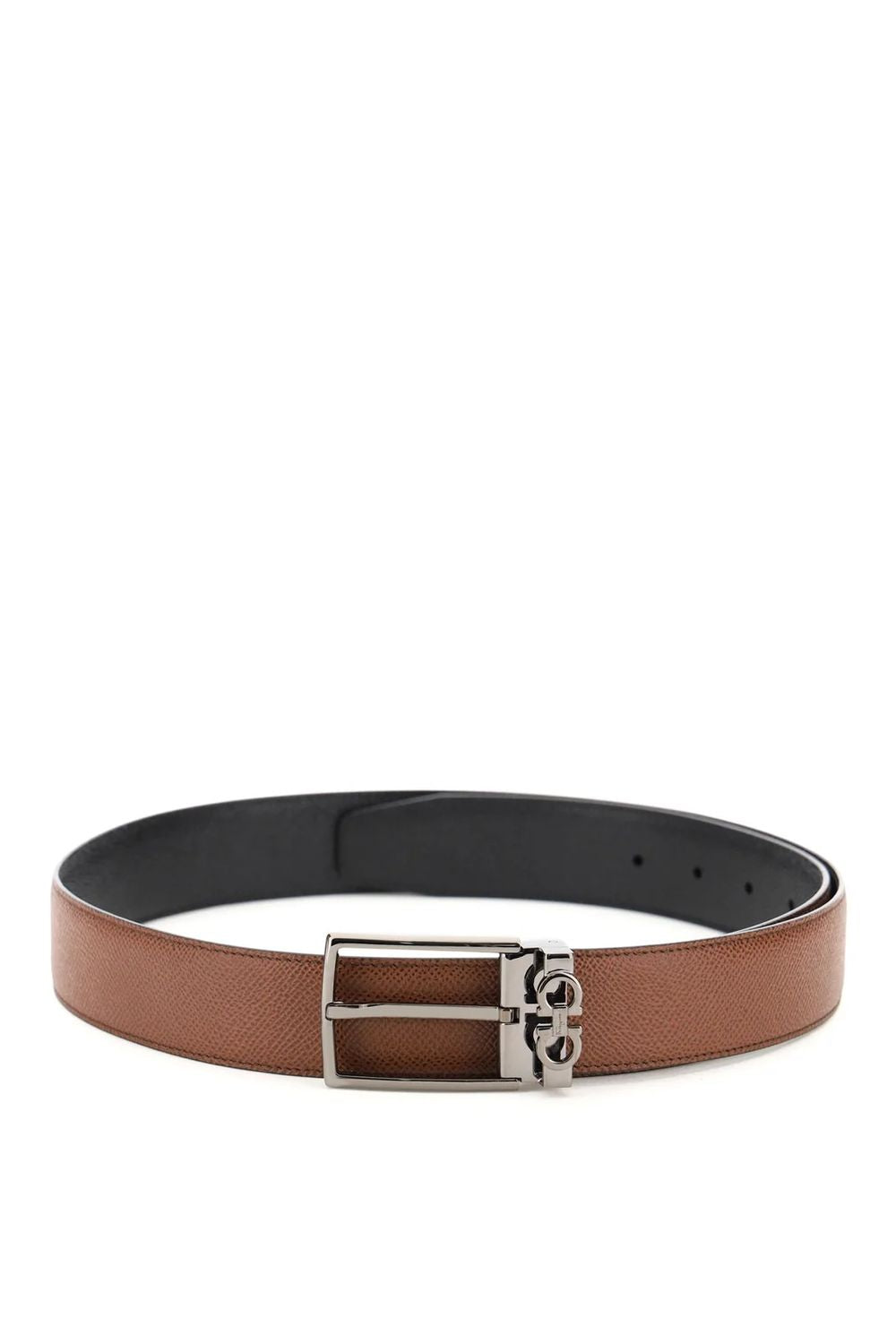Ferragamo Reversible Gancini Hook Belt for Men