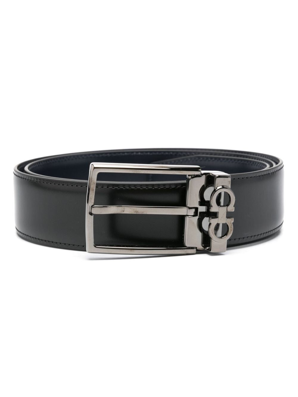 Ferragamo Reversible Gancini Hook Belt for Men