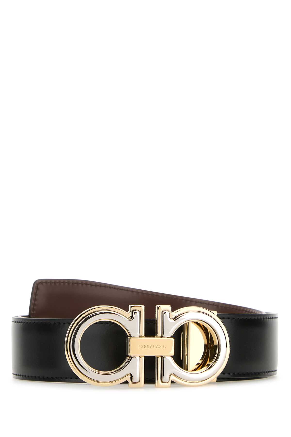Ferragamo Reversible Gancini Hook Belt