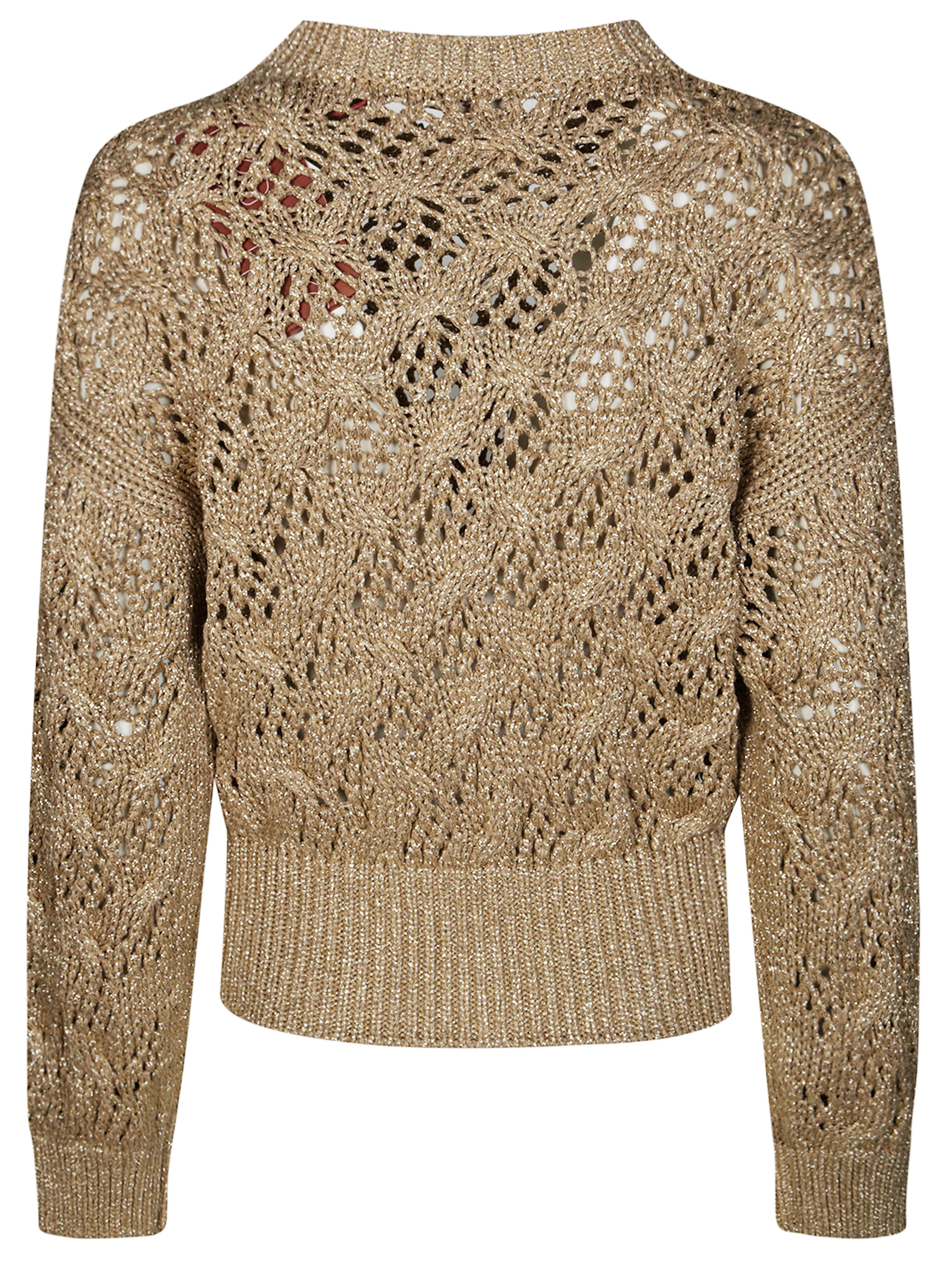 MAX MARA STUDIO Lurex Knit Sweater for Men - AI25 Collection