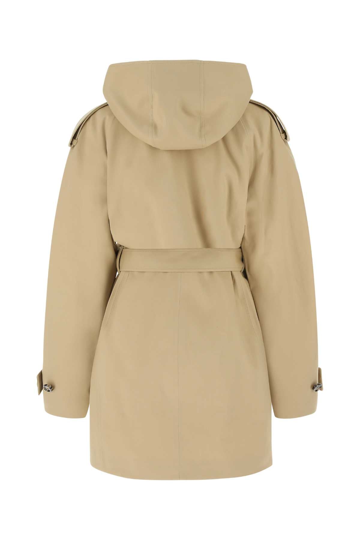 BOTTEGA VENETA Stretch Cotton Trench Jacket for Women - FW21 Collection