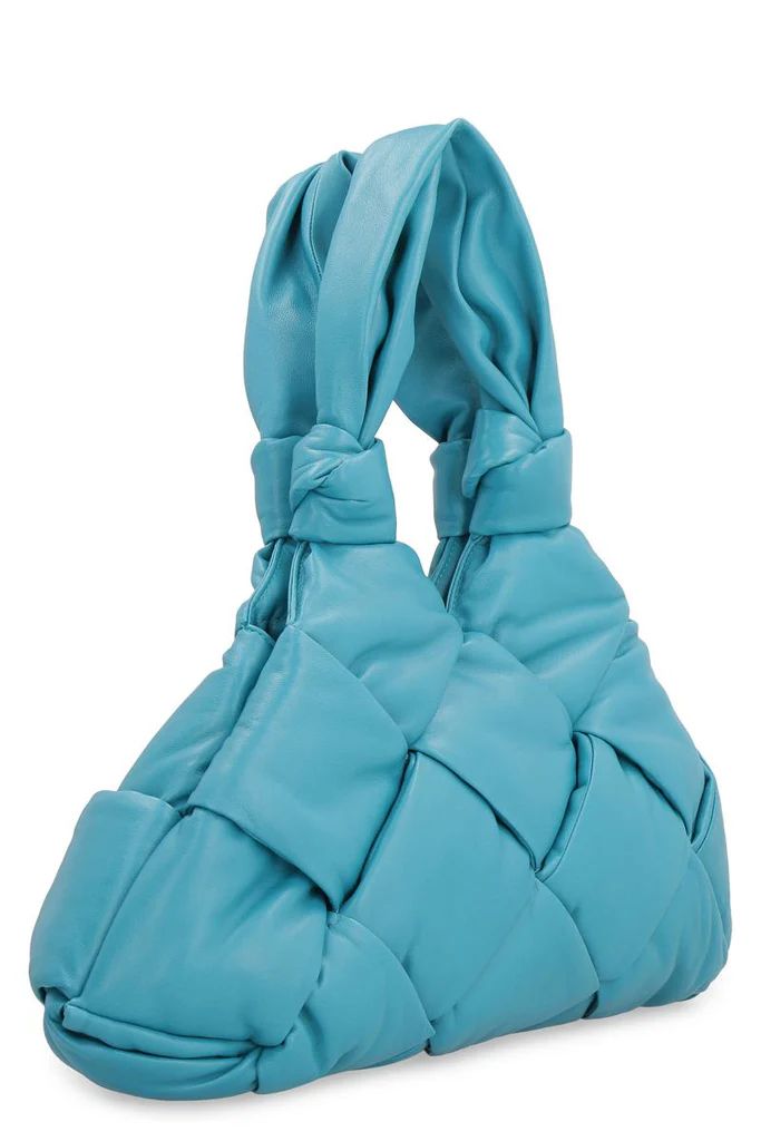 BOTTEGA VENETA Padded Lock Mini Leather Shoulder Handbag