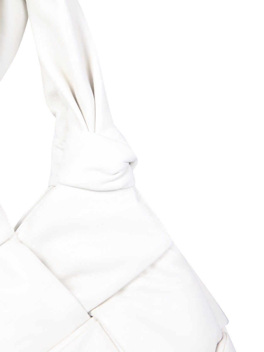 BOTTEGA VENETA Mini Padded Handbag with Iconic Braided Pattern