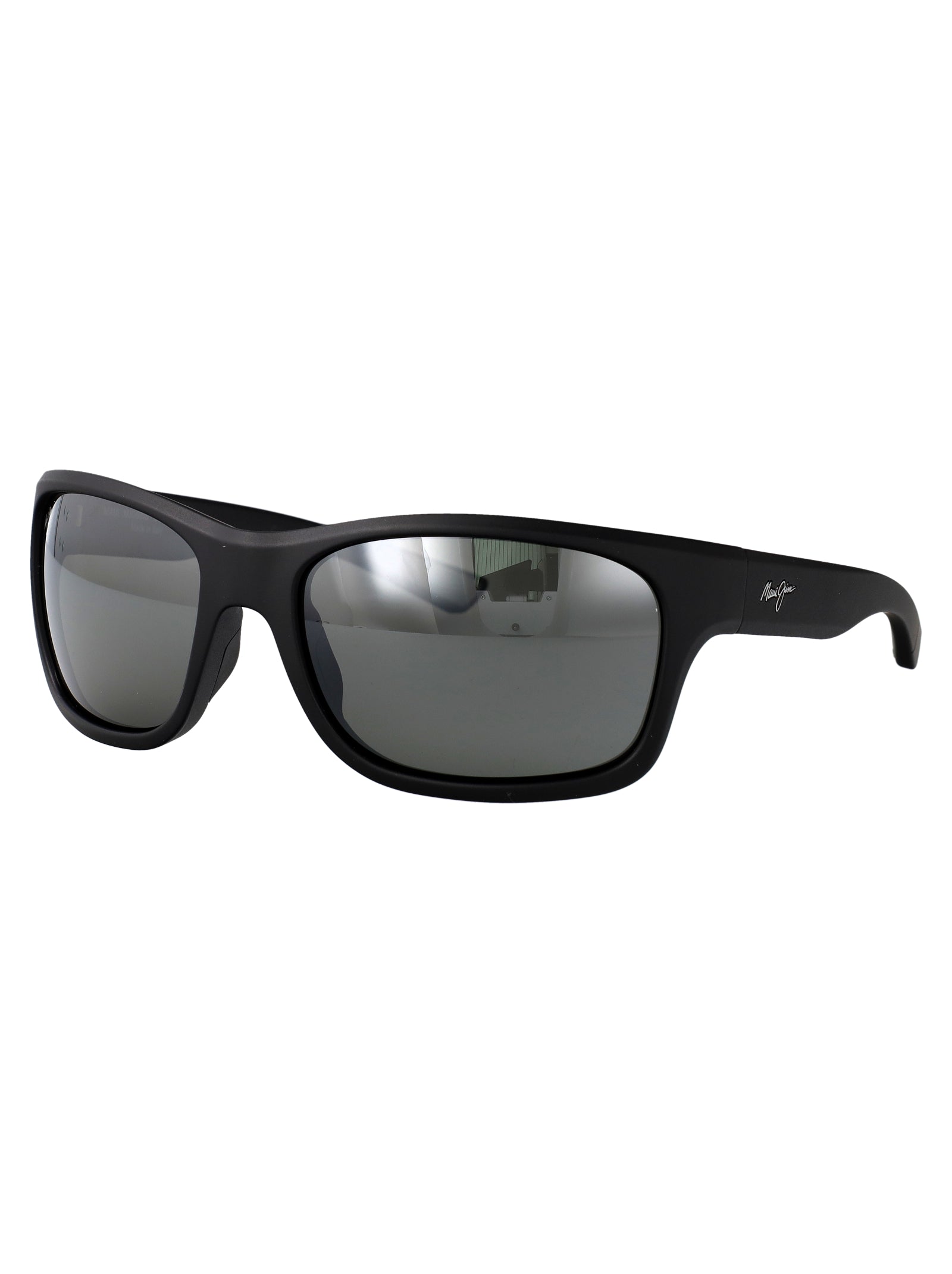 MAUI JIM Matte Black Nylon Sunglasses for Men