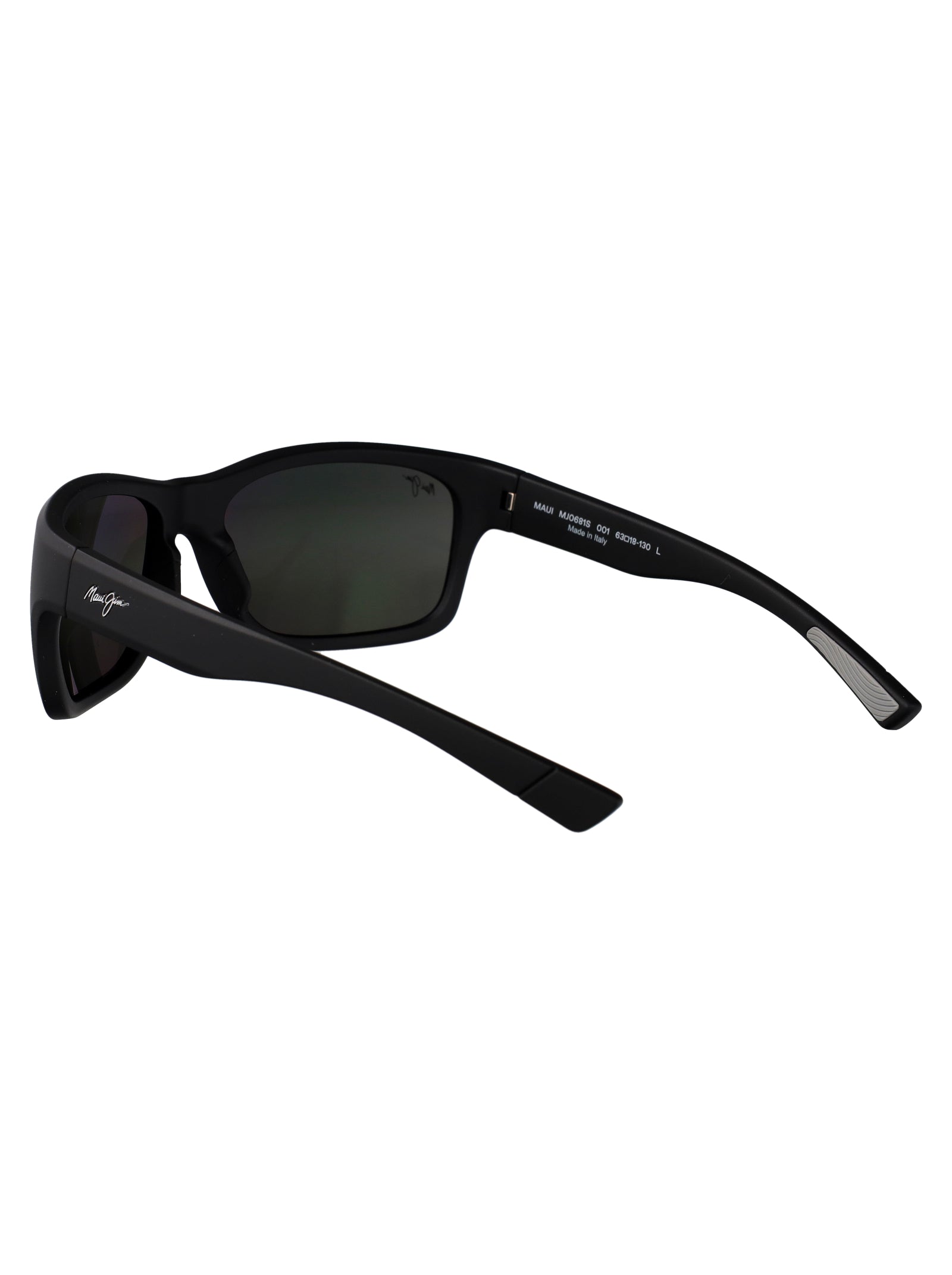 MAUI JIM Matte Black Nylon Sunglasses for Men
