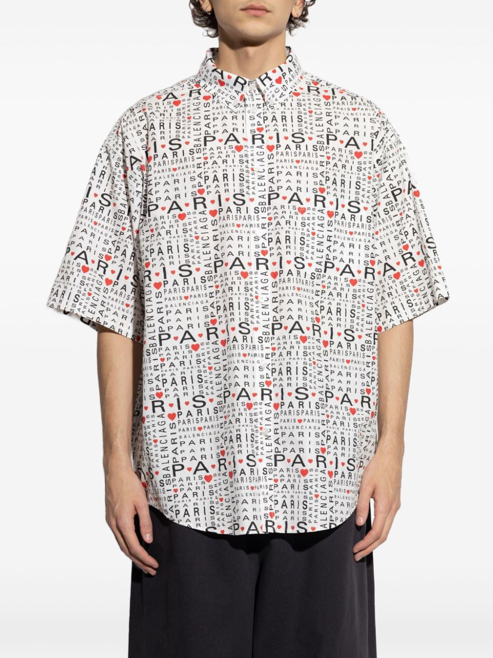 BALENCIAGA Large Fit Short Sleeve Shirt