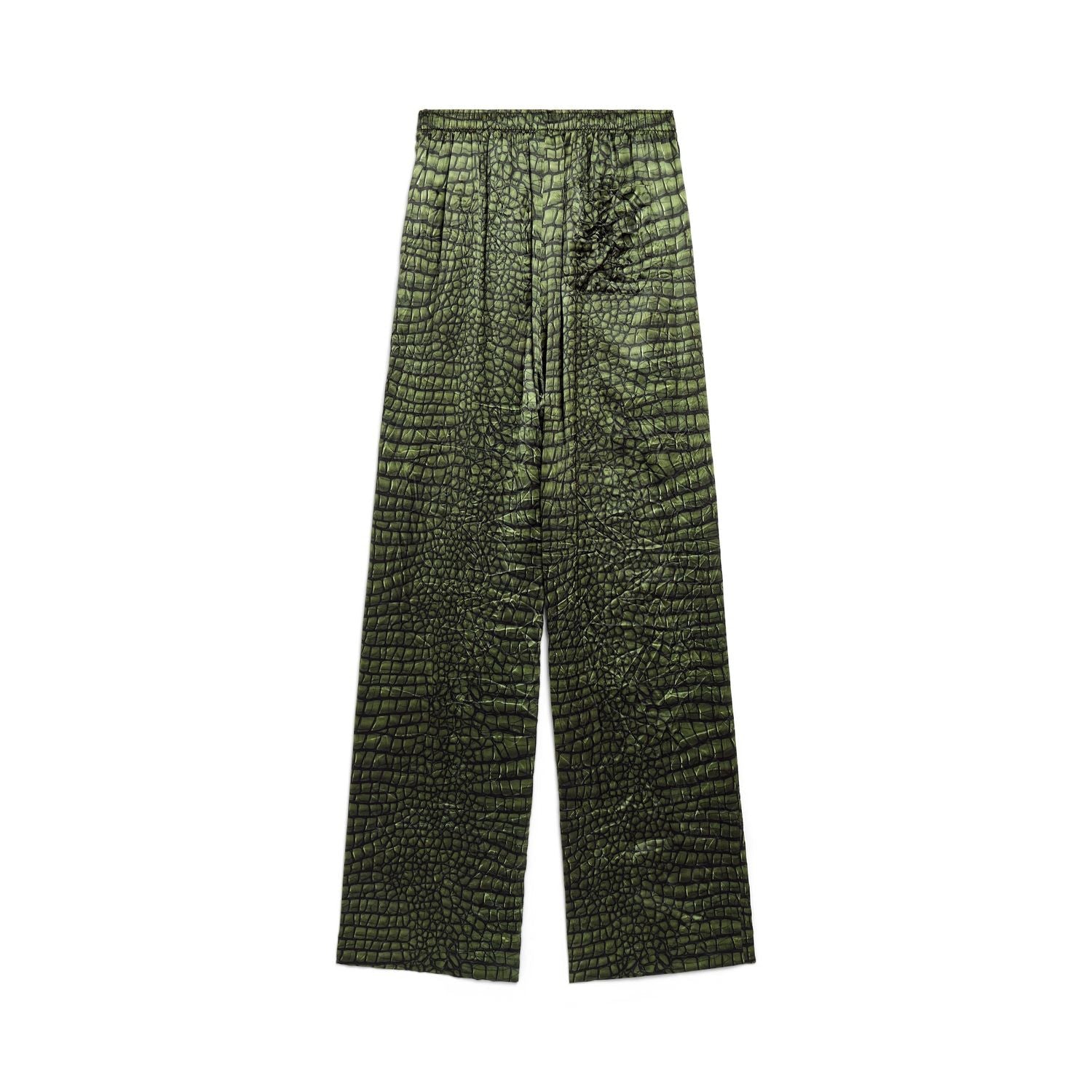 BALENCIAGA Printed Silk Pajama Pants