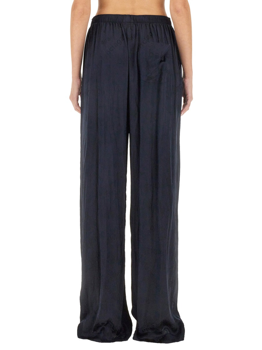 BALENCIAGA Oversized Fit Silk Pants - Size 36