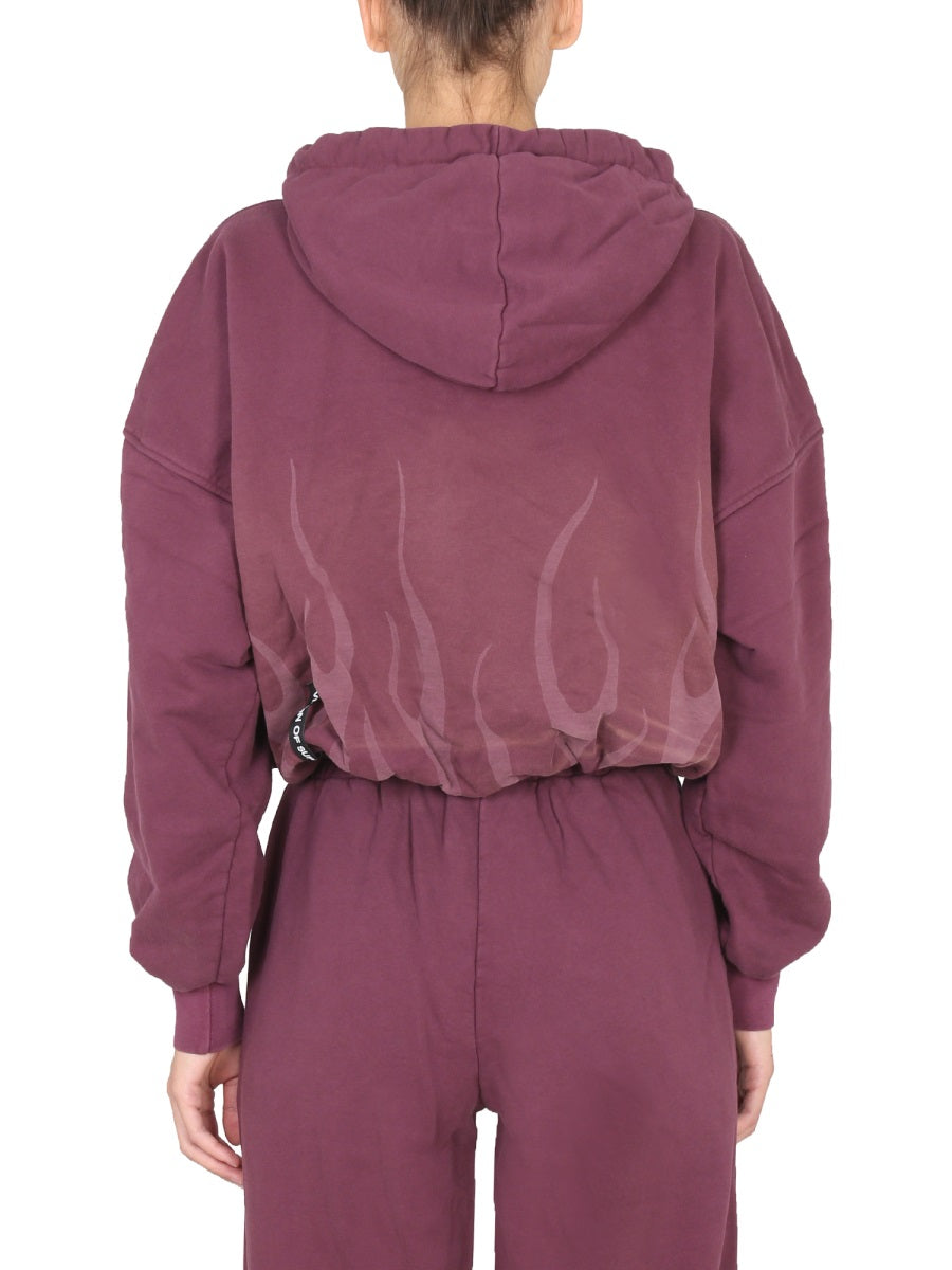 VISION OF SUPER Cozy Women’s Logo Sweatshirt with Drawstring Hood