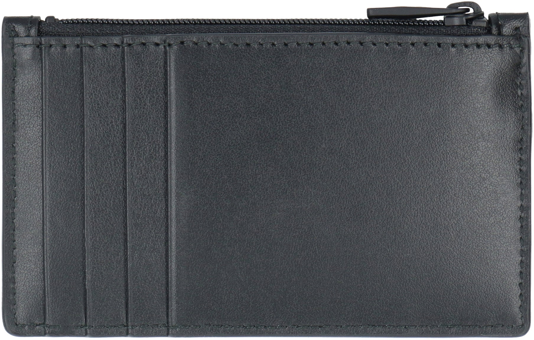 ALEXANDER MCQUEEN Mini Leather Card Holder for Men