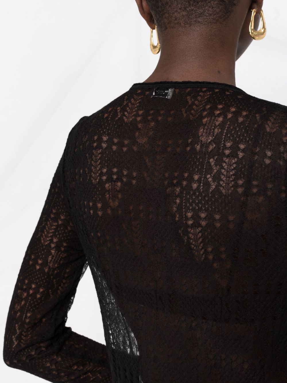 SAINT LAURENT Loose Knit Pullover Sweater for Women