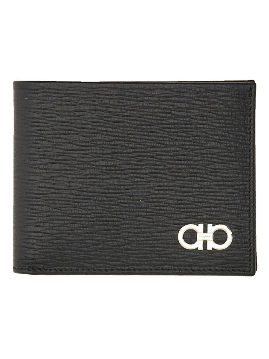 Ferragamo Mini Leather Hooks Wallet
