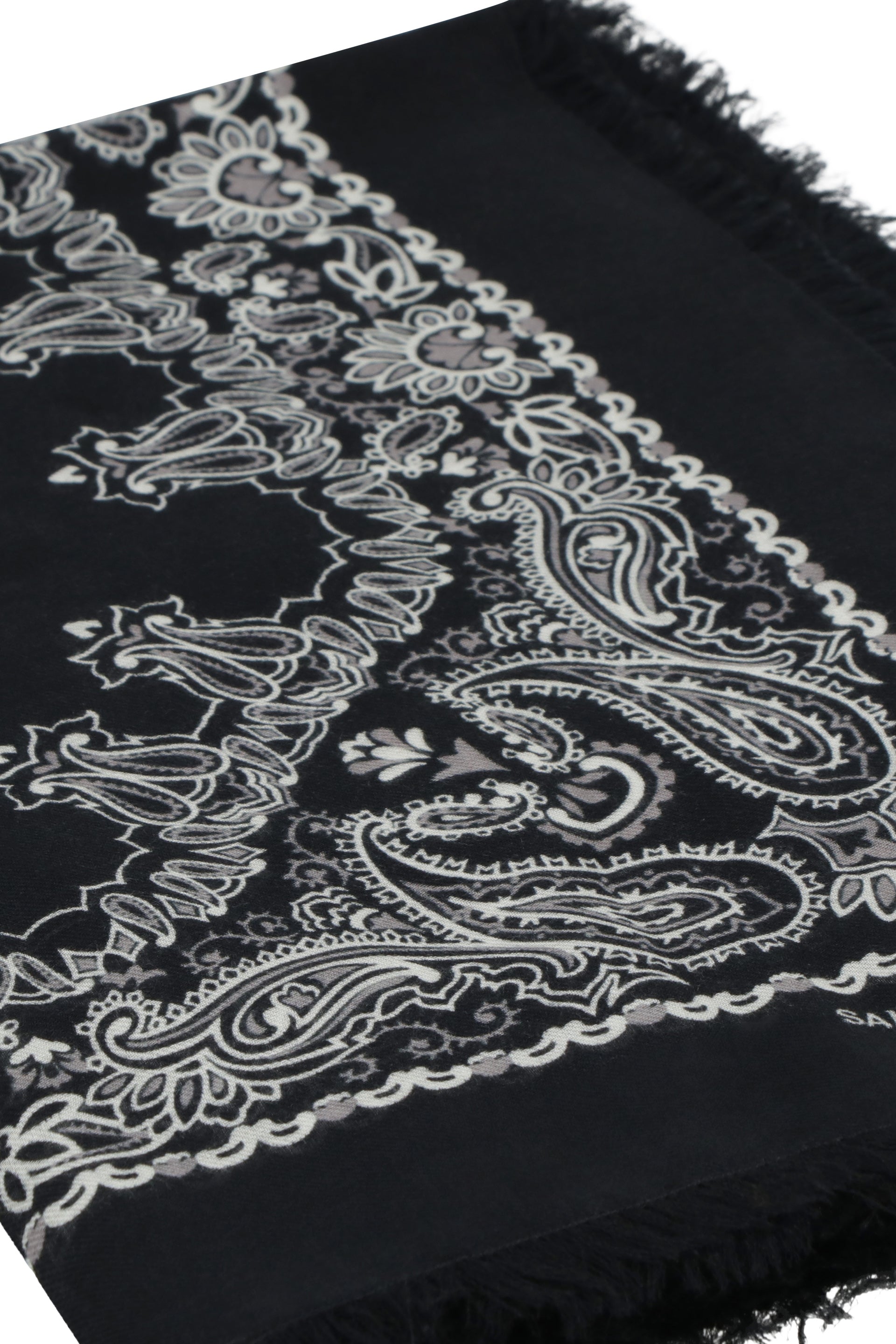 SAINT LAURENT Luxurious Modal Cashmere Scarf for Men