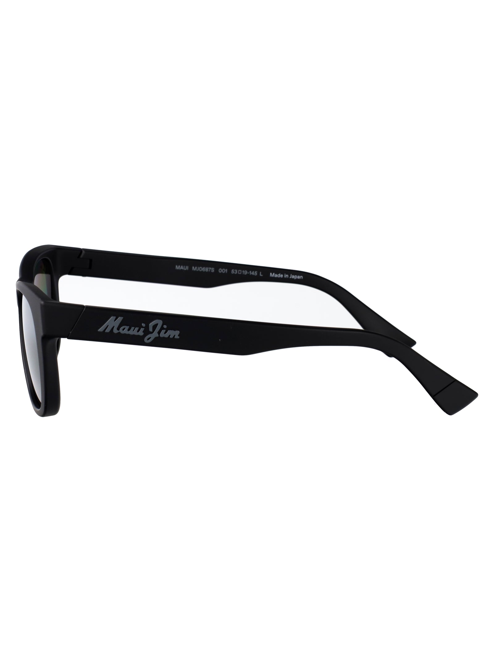 MAUI JIM Unisex Matte Black Nylon Sunglasses