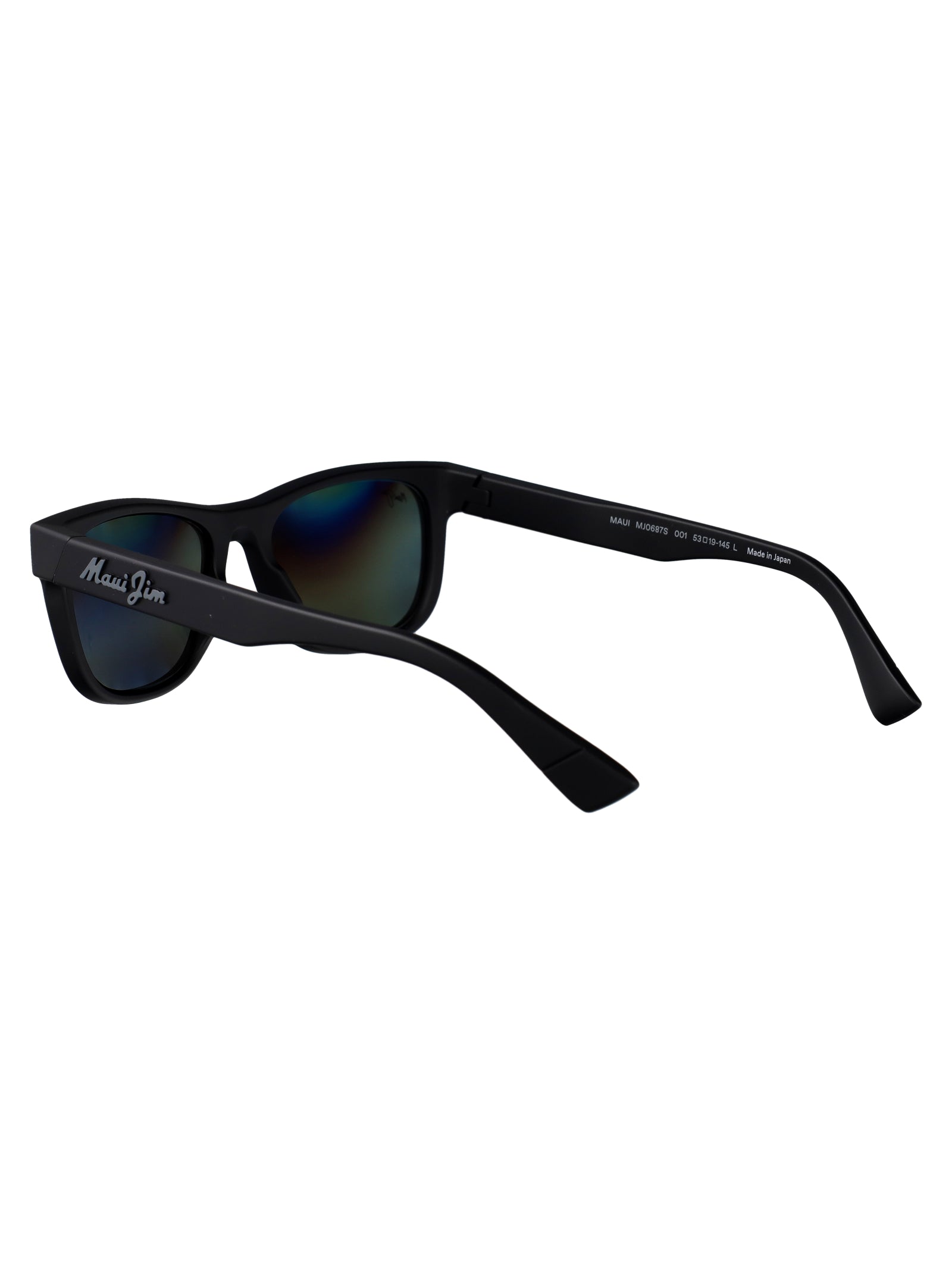 MAUI JIM Unisex Matte Black Nylon Sunglasses